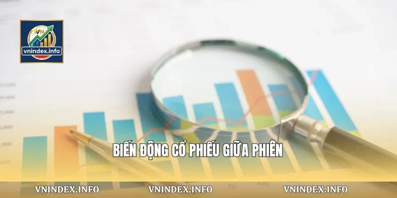Biến động cổ phiếu giữa phiên